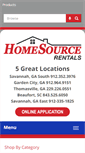 Mobile Screenshot of homesourcerentals.com